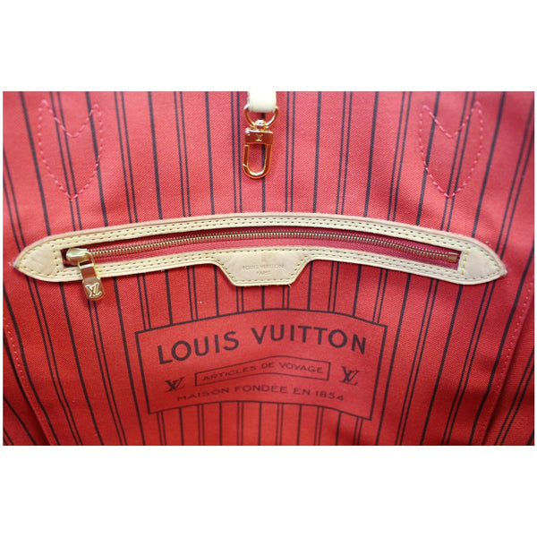 LOUIS VUITTON Neverfull MM Monogram Canvas Tote Shoulder Bag Brown