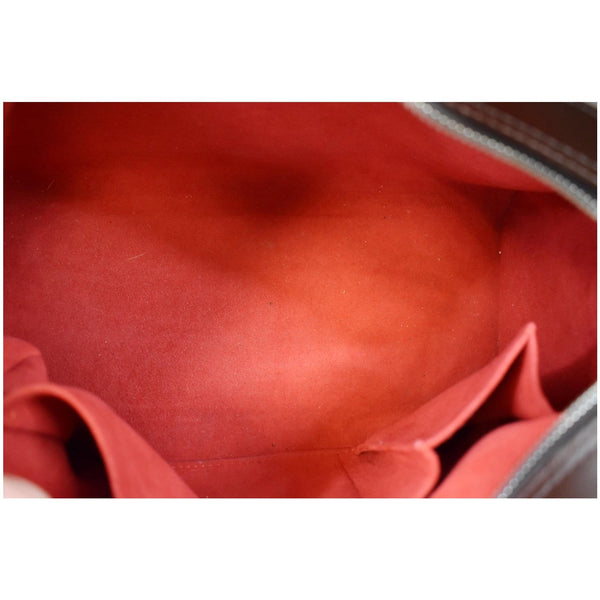 LOUIS VUITTON Duomo Damier Ebene Canvas Duomo Satchel Bag Brown