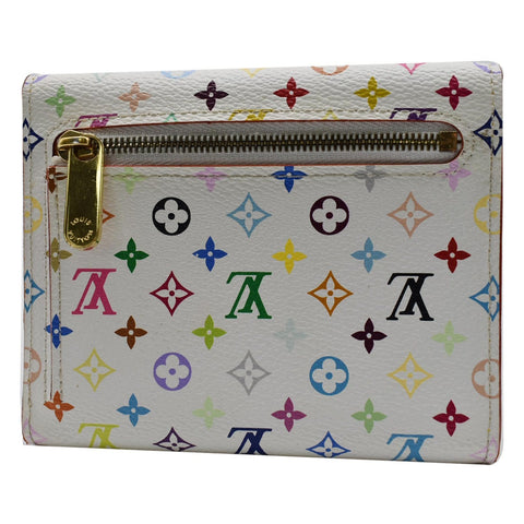 LOUIS VUITTON Koala Coin Purse Monogram Multicolor Wallet White
