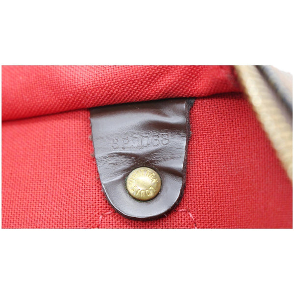 Louis Vuitton Speedy 35 Damier Ebene Satchel Bag For Sale