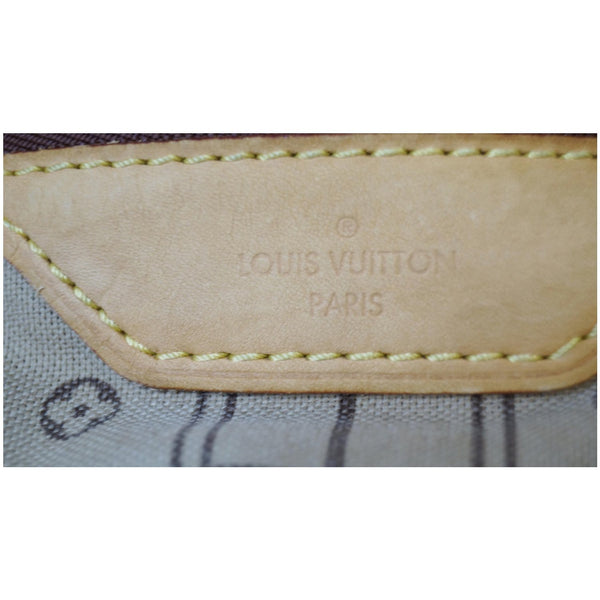 LOUIS VUITTON Neverfull MM Monogram Canvas Tote Shoulder Bag Brown