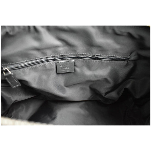 GUCCI Nylon Top Handle Shoulder Bag Black 630923