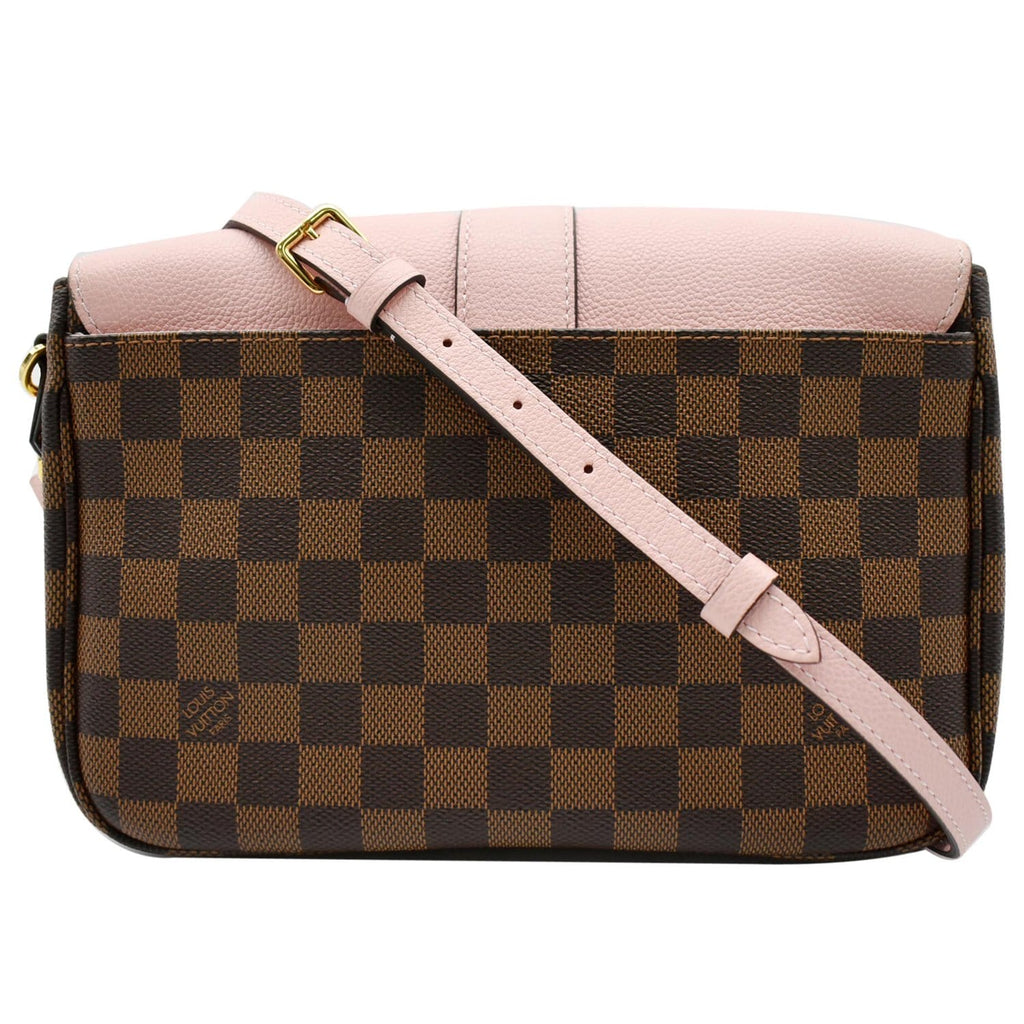 Louis Vuitton Damier Ebene Clapton Crossbody Bag N44244 Pink Cloth  ref.1023320 - Joli Closet