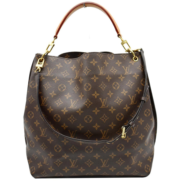 LOUIS VUITTON Metis Hobo Monogram Canvas Shoulder Bag Brown