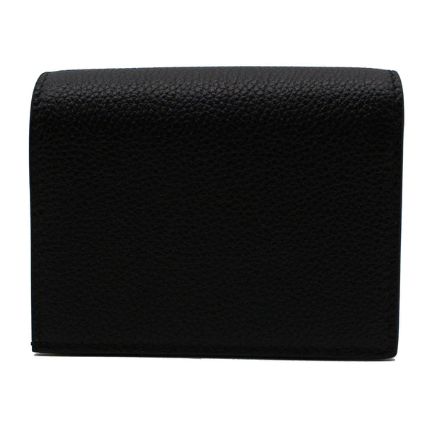 Gucci Zumi Mini Grainy Leather Chain Wallet Black backside