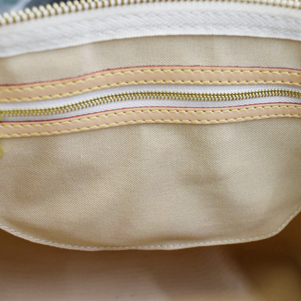 LOUIS VUITTON Speedy 35 Damier Azur Satchel Bag White