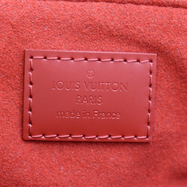 LOUIS VUITTON Caissa PM Damier Ebene Tote Shoulder Bag Brown