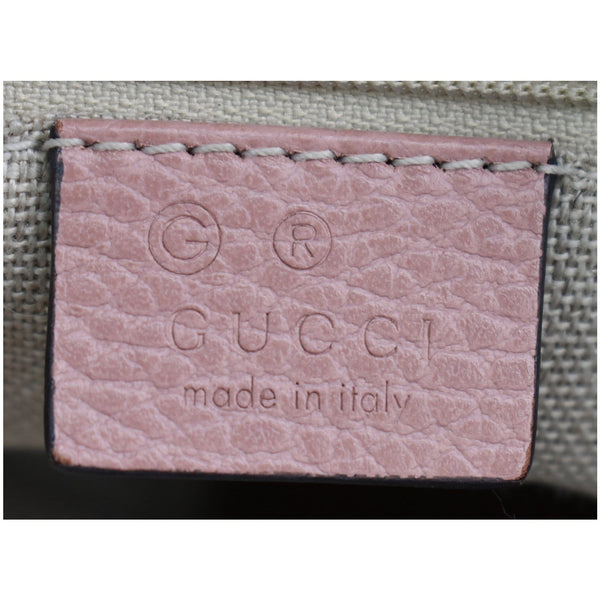 GUCCI Large Bree GG Canvas Hobo Bag Pink 449244