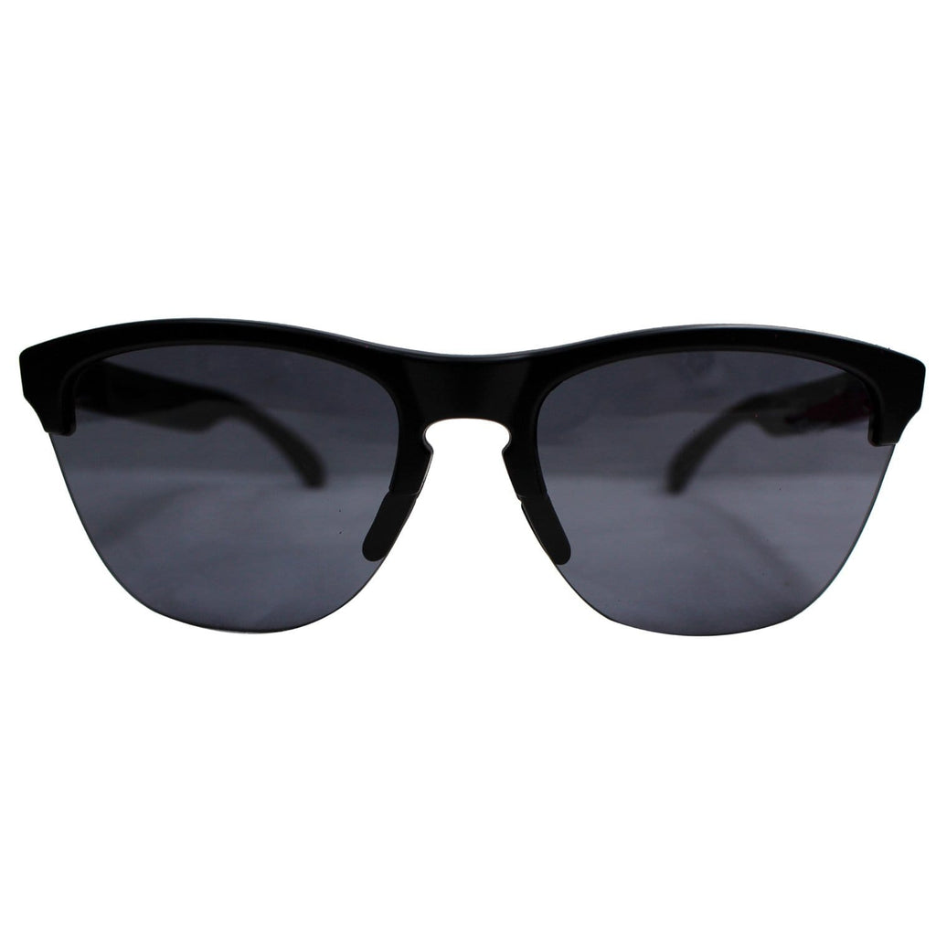 OAKLEY OO9374-01 Frogskins Lite Matte Black Sunglasses Gray Lens