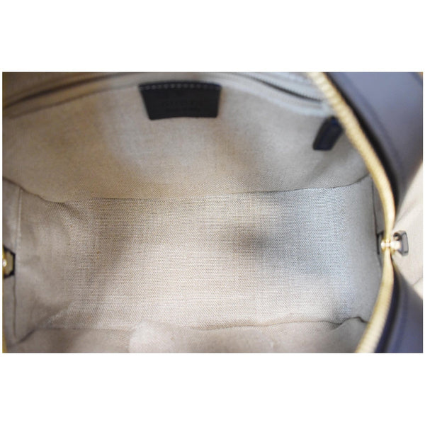 GUCCI Microguccissima Small Leather Crossbody Bag Blue 510289