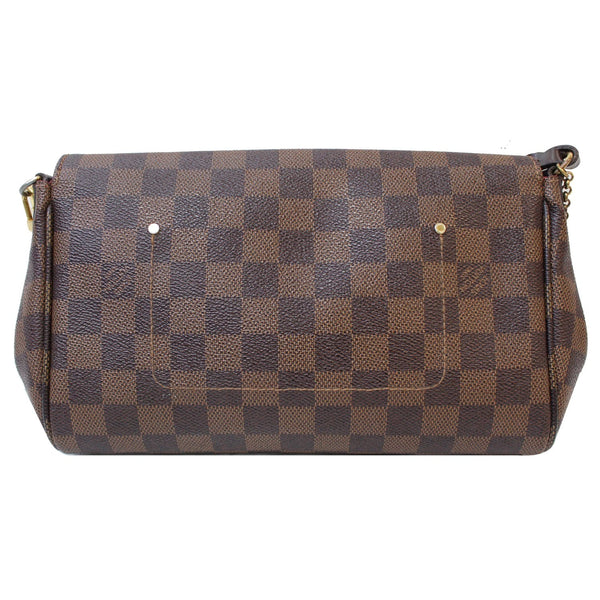 front look Louis Vuitton Favorite MM Damier Ebene Bag