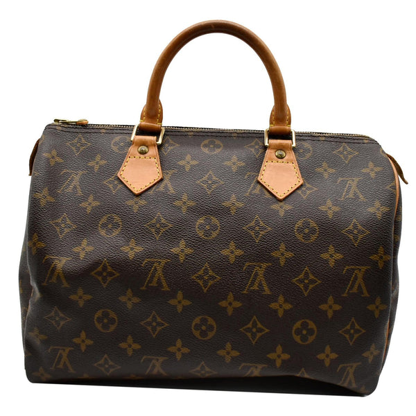 Louis Vuitton Speedy 30 Monogram Canvas Satchel Bag - DDH