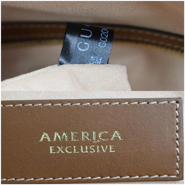 GUCCI Blind for Love Embroidered GG Supreme Canvas Boston Bag Maple Brown 409527