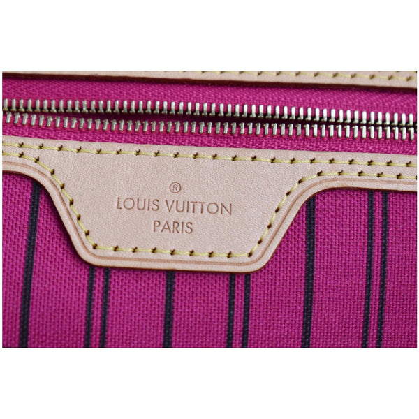 LOUIS VUITTON Neverfull MM Monogram Canvas Tote Bag Brown