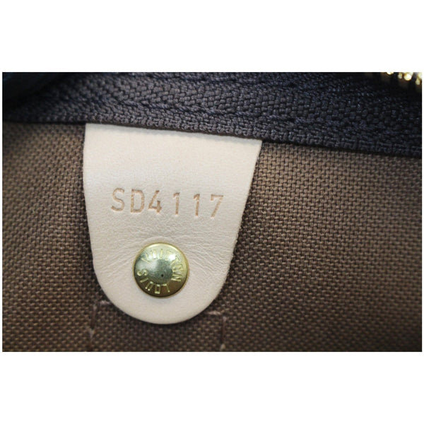 Louis Vuitton Keepall 60 Bandouliere Canvas Travel Bag tag number