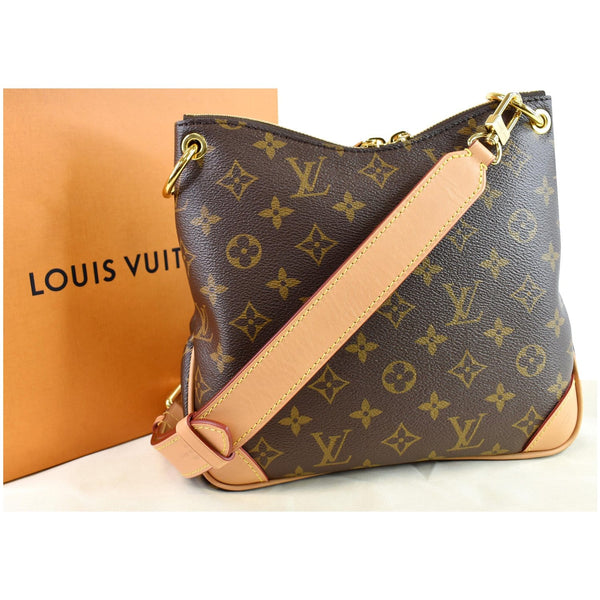 LOUIS VUITTON Odeon PM NM Monogram Canvas Shoulder Bag Natural