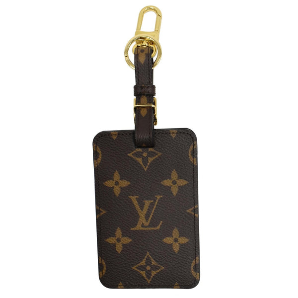LOUIS VUITTON Game On Monogram Canvas Luggage Tag Bag Charm Brown - Final Sale