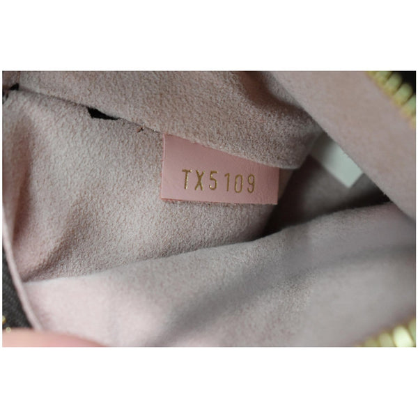 LOUIS VUITTON Neonoe MM Damier Ebene Crossbody Bag Rose