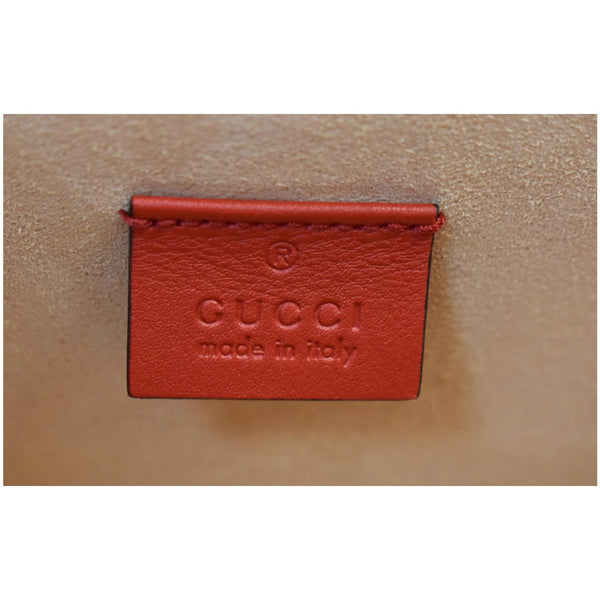 GUCCI Padlock Small GG Supreme Bamboo Top Handle Shoulder Bag Beige 603221