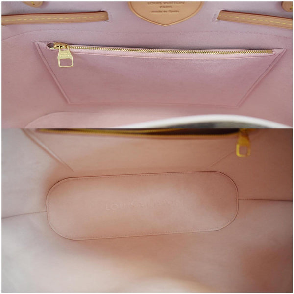 LOUIS VUITTON Girolata Damier Azur Shoulder Bag White