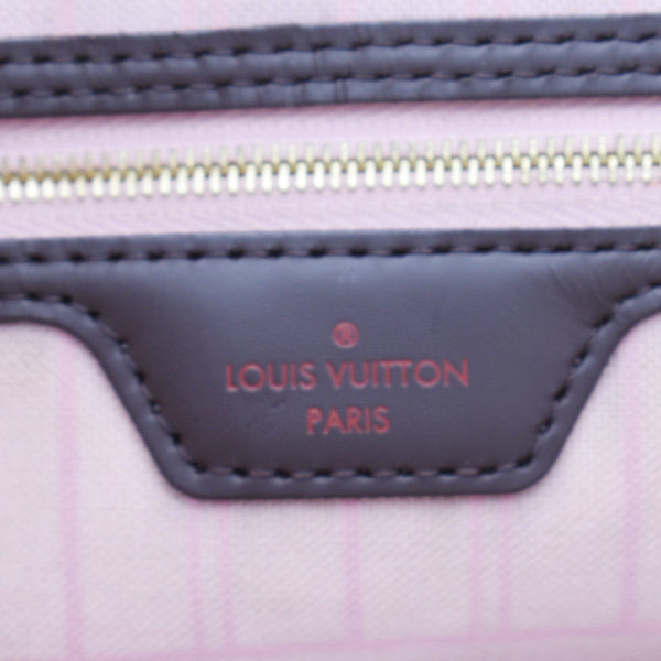LOUIS VUITTON Neverfull MM Damier Ebene Tote Bag Brown - Hot Deals