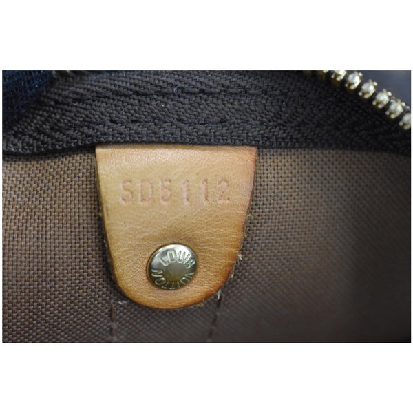 LOUIS VUITTON Keepall Bandouliere 55 Monogram Canvas Travel Bag Brown