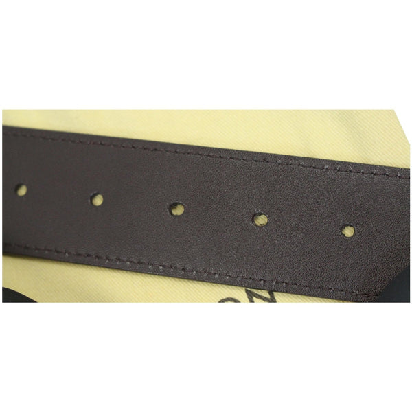Louis Vuitton LV Initiales Monogram Canvas Belt backside