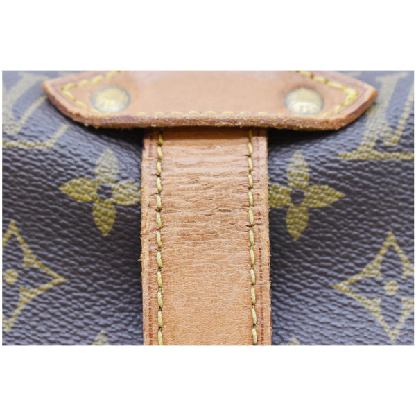 LOUIS VUITTON Saumur 35 Monogram Canvas Shoulder Bag Brown