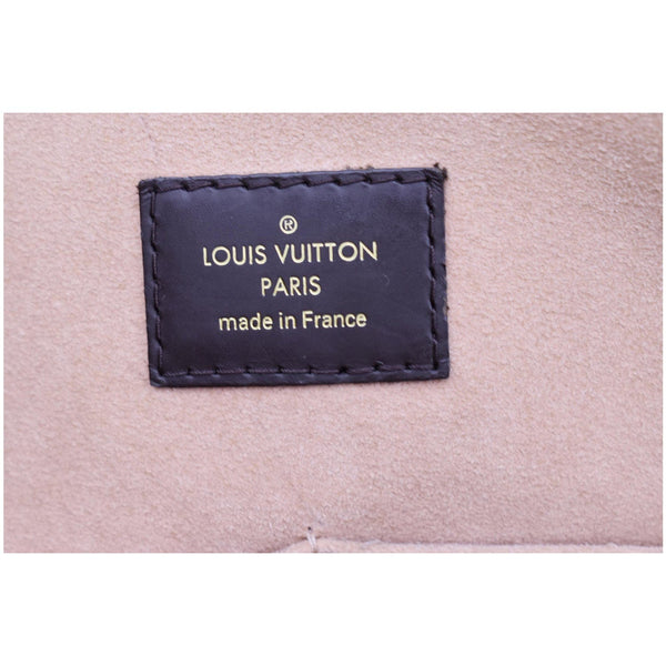 LOUIS VUITTON Kensington Bowling Damier Ebene Satchel Bag Brown