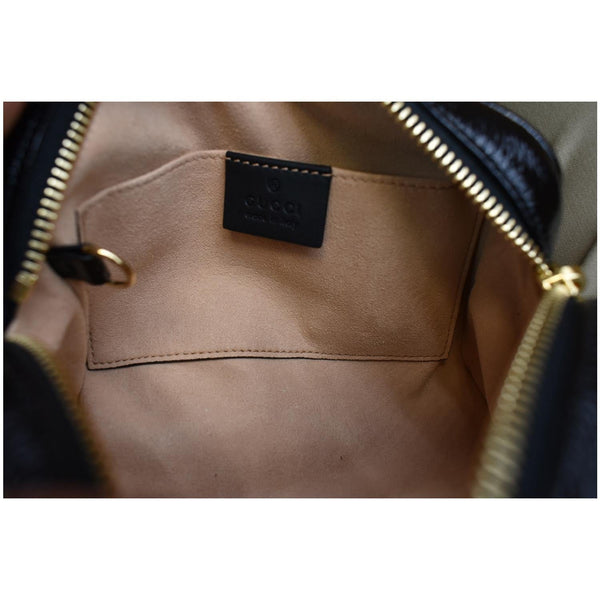 GUCCI Ophidia Mini Web Suede Leather Crossbody Bag Red 517350