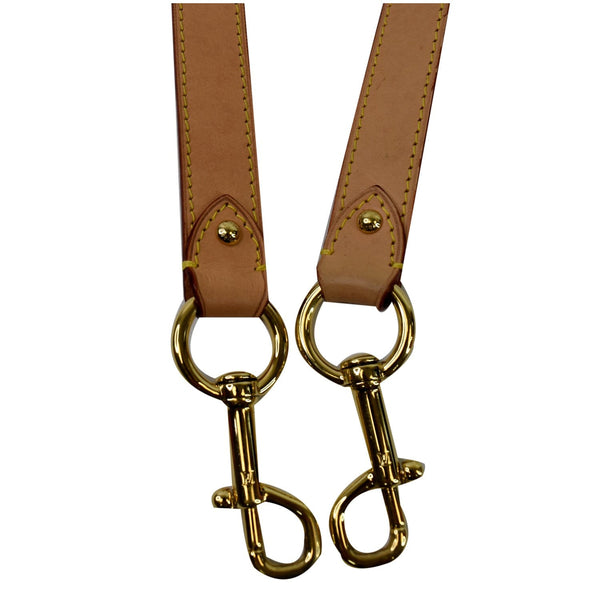 Louis Vuitton Leather Shoulder Strap Beige skin
