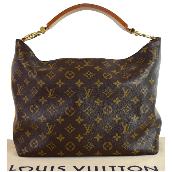 LOUIS VUITTON Sully PM Monogram Canvas Shoulder Bag Brown
