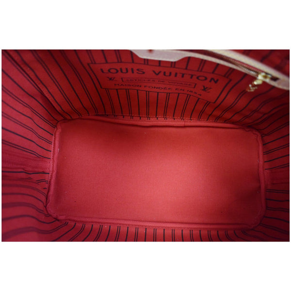 LOUIS VUITTON Neverfull MM Monogram Canvas Shoulder Bag Brown