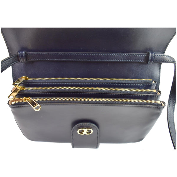 Gucci Imprime Web Ophidia Messenger Bag 547799 Yellow - opened view