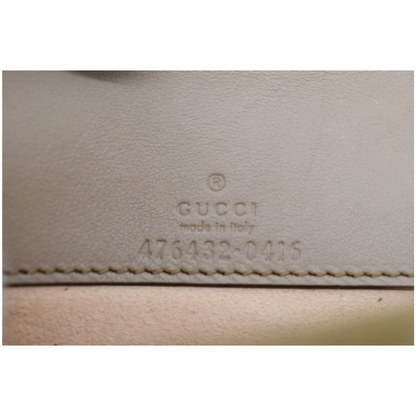 GUCCI Dionysus Super Mini GG Supreme Canvas Crossbody Bag Taupe 476432