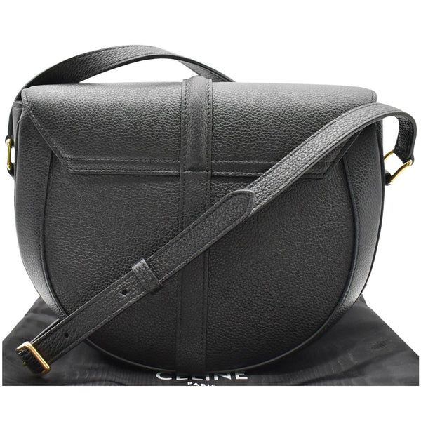 CELINE Besace 16 Small Leather Shoulder Bag Black