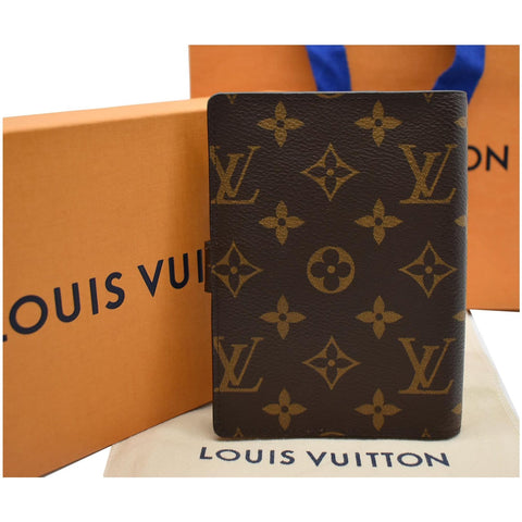 LOUIS VUITTON Agenda PM Monogram Canvas Planner Cover Brown