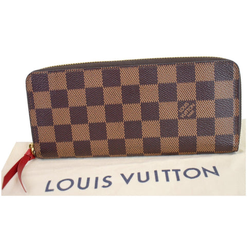 Louis Vuitton Clemence Monogram Canvas Wallet front view