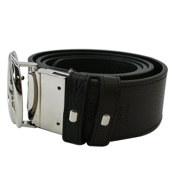 GUCCI GG Reversible Leather Belt Black/Brown 449715 Size 95.38