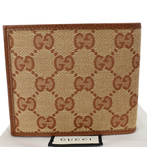 GUCCI GG LA Angels Patch Bi-fold Wallet Beige 547787