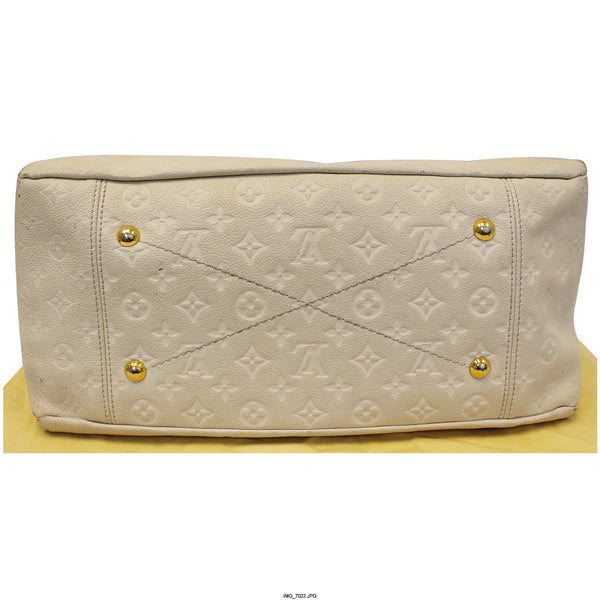 LOUIS VUITTON Artsy MM Neige Empreinte Leather Shoulder Bag-US
