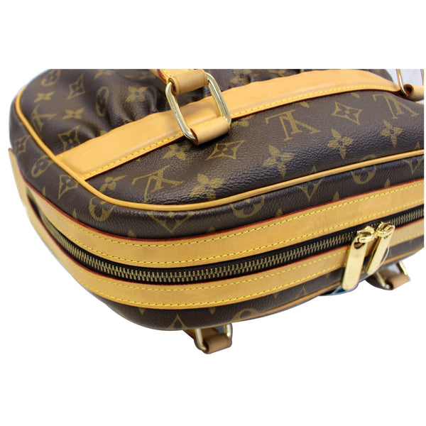 LOUIS VUITTON Mizi Monogram Canvas Satchel Handbag Brown-US