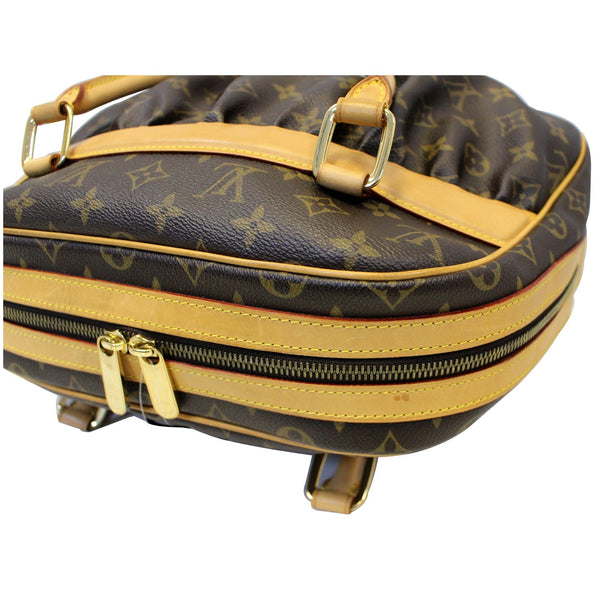 LOUIS VUITTON Mizi Monogram Canvas Satchel Handbag Brown-US