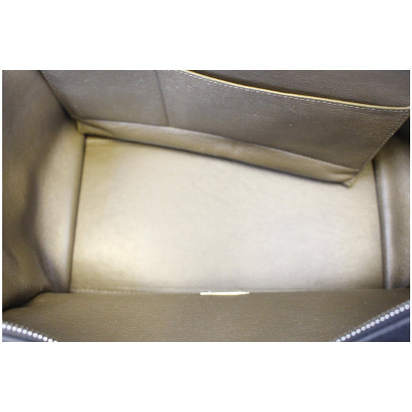 CELINE Python and Black Leather Small Trapeze Bag-US