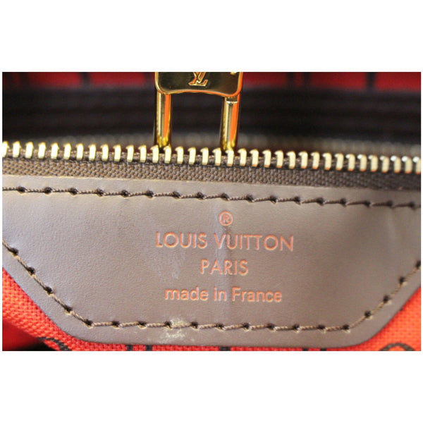 LOUIS VUITTON Neverfull MM Damier Ebene Tote Shoulder Bag-US