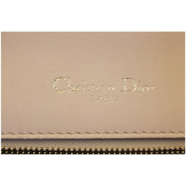 Christian Dior Flap Bag Diorama Leather Medium White logo