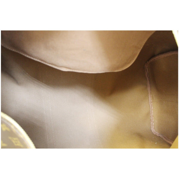 LOUIS VUITTON Keepall 55 Bandouliere Monogram Canvas Travel Bag Brown