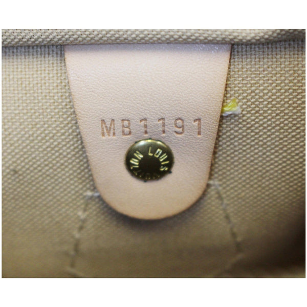 LOUIS VUITTON Speedy 30 Damier Azur Satchel Handbag White