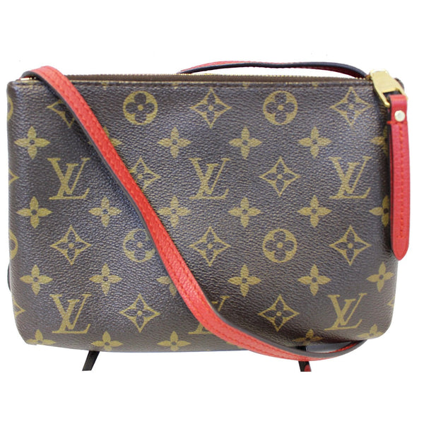 LOUIS VUITTON Monogram Twice Pochette Cerise Cherry Crossbody Bag