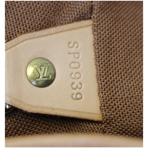 LOUIS VUITTON Montsouris MM Monogram Canvas Backpack Bag Brown